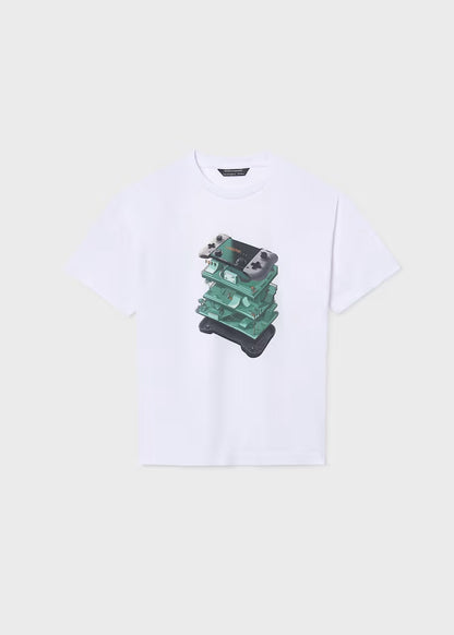 T-shirt in cotone con joystick art.6033-19 MAYORAL