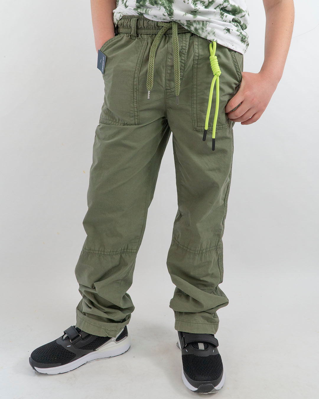 Pantalone in tela con elastico in vita I DO