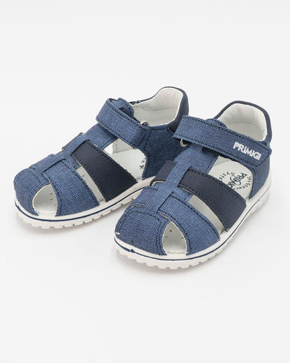 Sandalo chiuso in pelle effetto jeans PRIMIGI