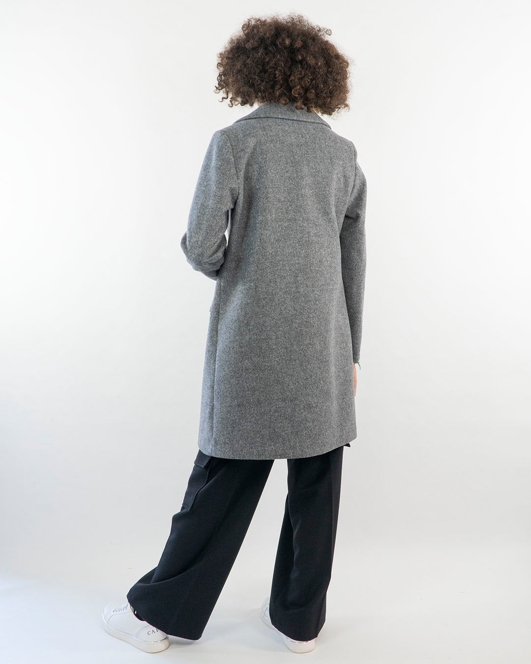 Cappotto in panno a due bottoni KOCCA