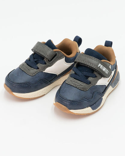 Scarpe con inserti bicolor e strappo PRIMIGI