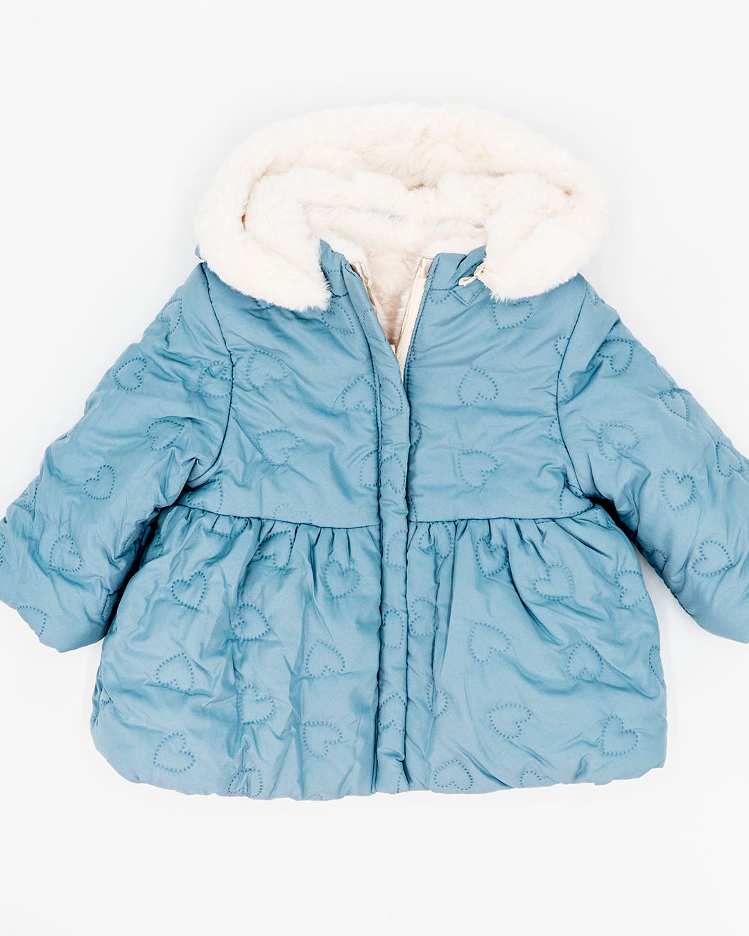 Giaccone/pelliccia reversibile con cuori  MAYORAL