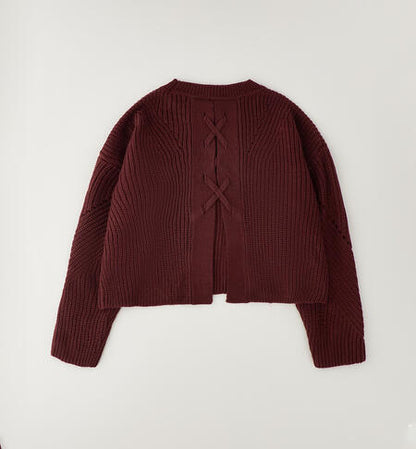 Maglione con incrocio dietro art.4.H684-2953 I DO