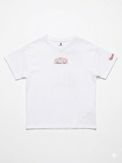 T-shirt con stampa dietro 4CH768-001 CONVERSE
