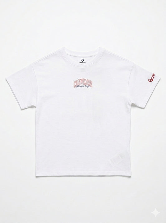 T-shirt con stampa dietro 4CH768-001 CONVERSE