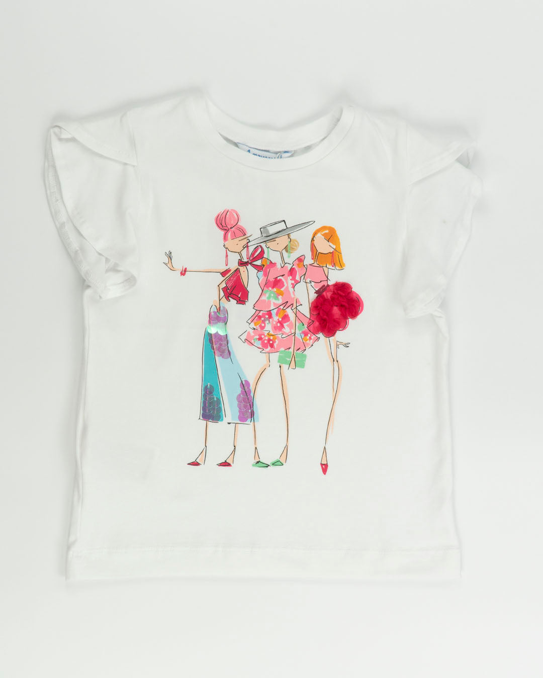 T-shirt con pailettes ed applicazioni MAYORAL
