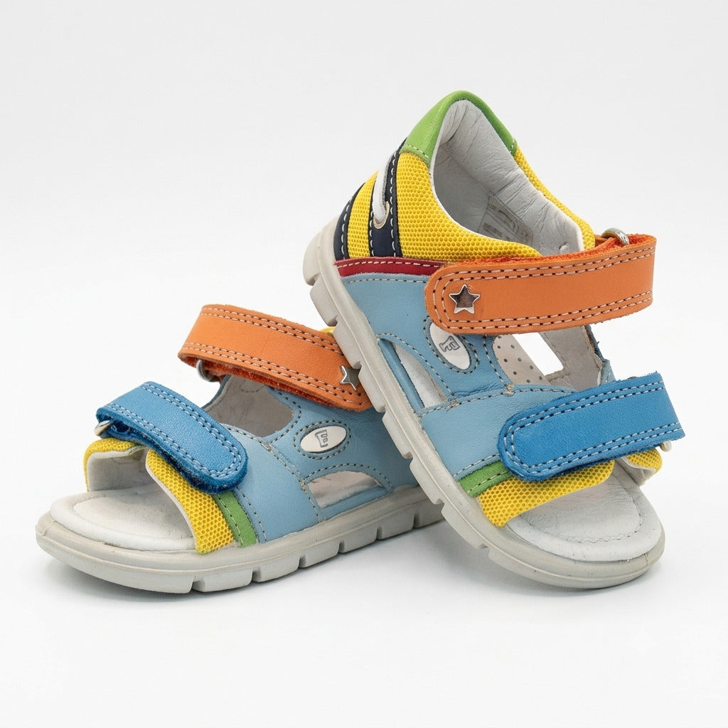 Sandalo in pelle multicolor FALCOTTO