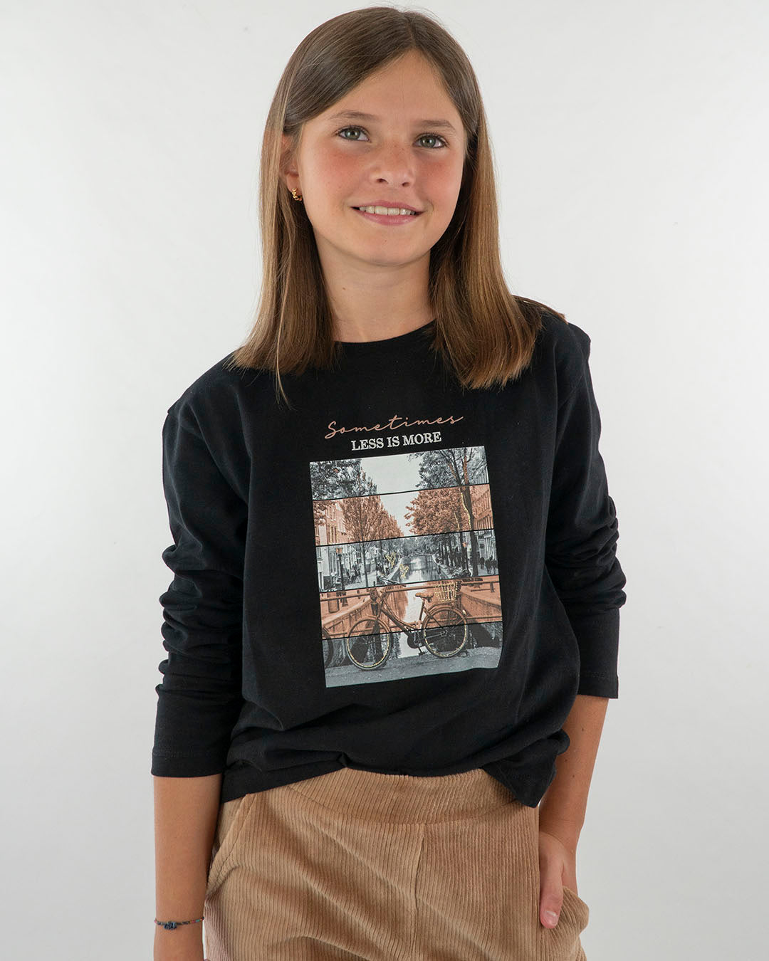 T-shirt manica lunga con bicicletta MAYORAL