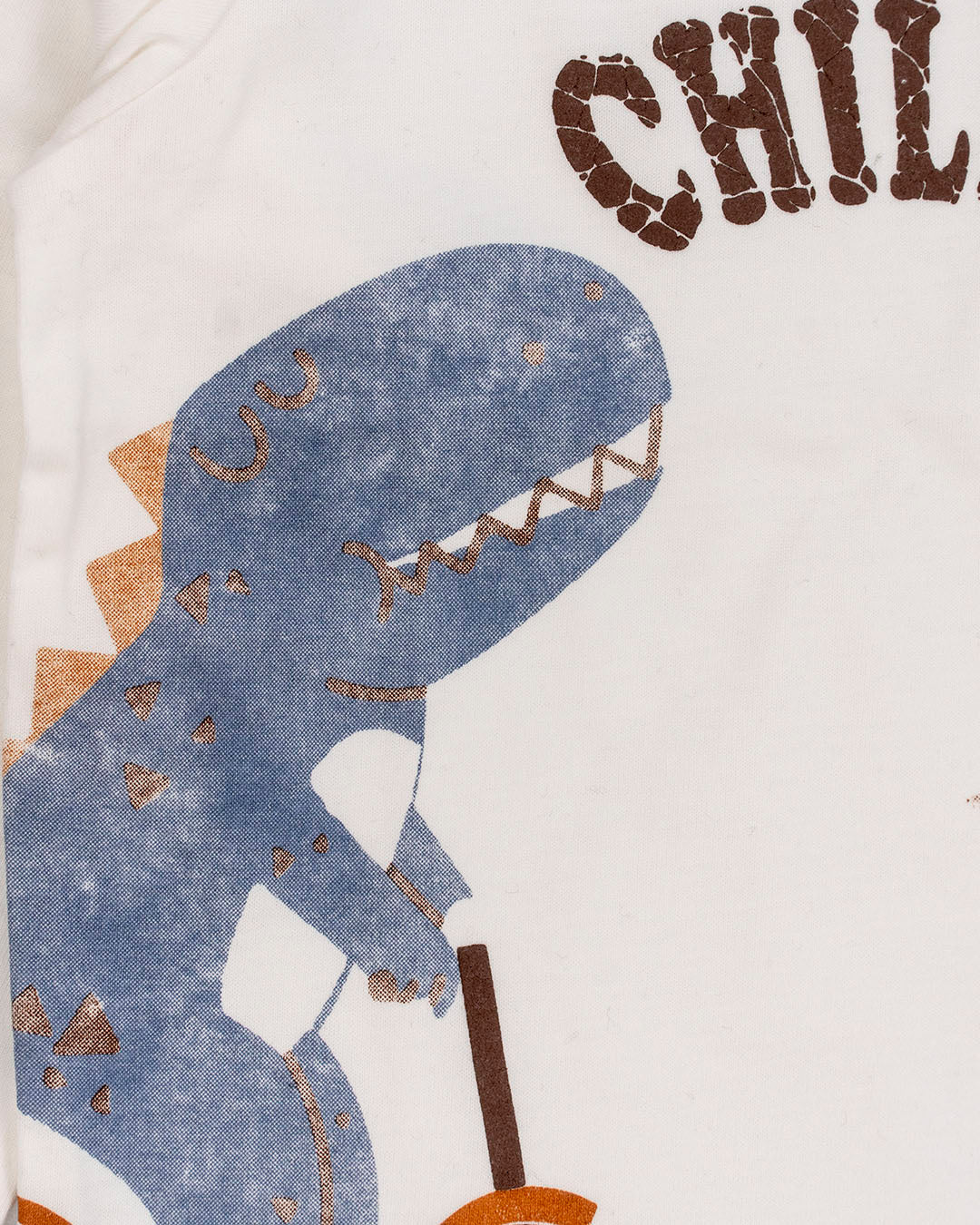 T-shirt con dinosauri in monopattino MELBY