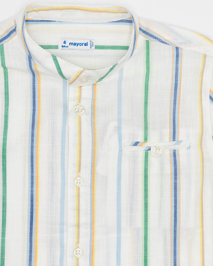 Camicia coreana manica corta