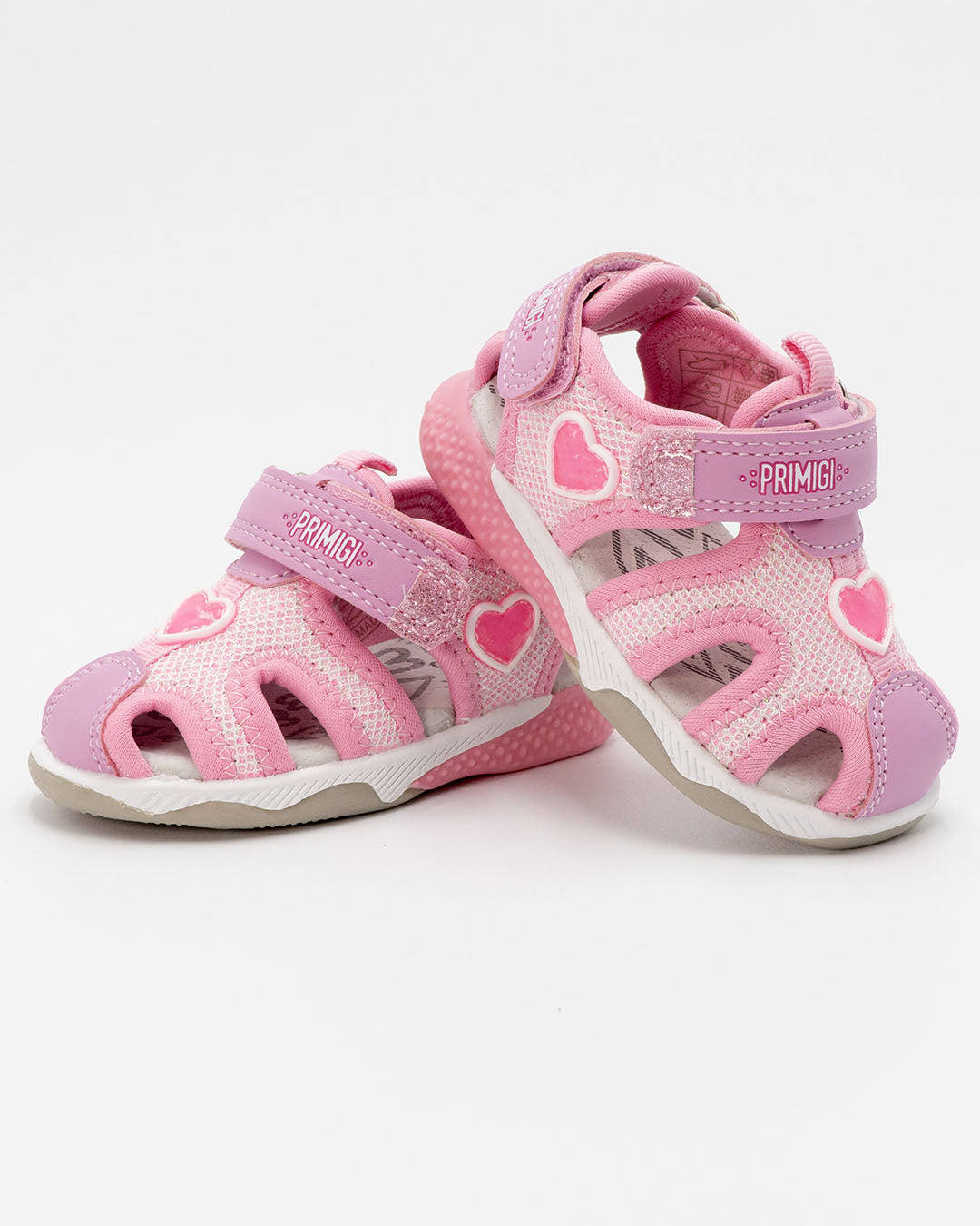 Sandalo chiuso lurex con cuore PRIMIGI