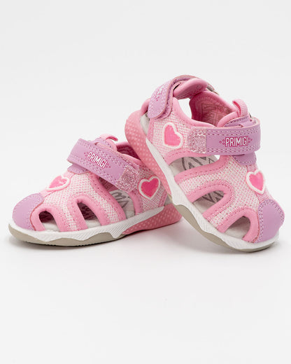 Sandalo chiuso lurex con cuore PRIMIGI