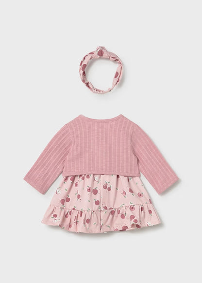 Completo 3 pz. con vestito  art.1821-3 MAYORAL