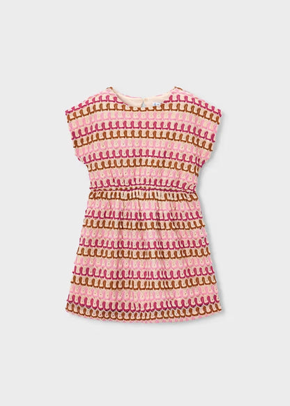 Abito effetto crochet art.3930-61 MAYORAL