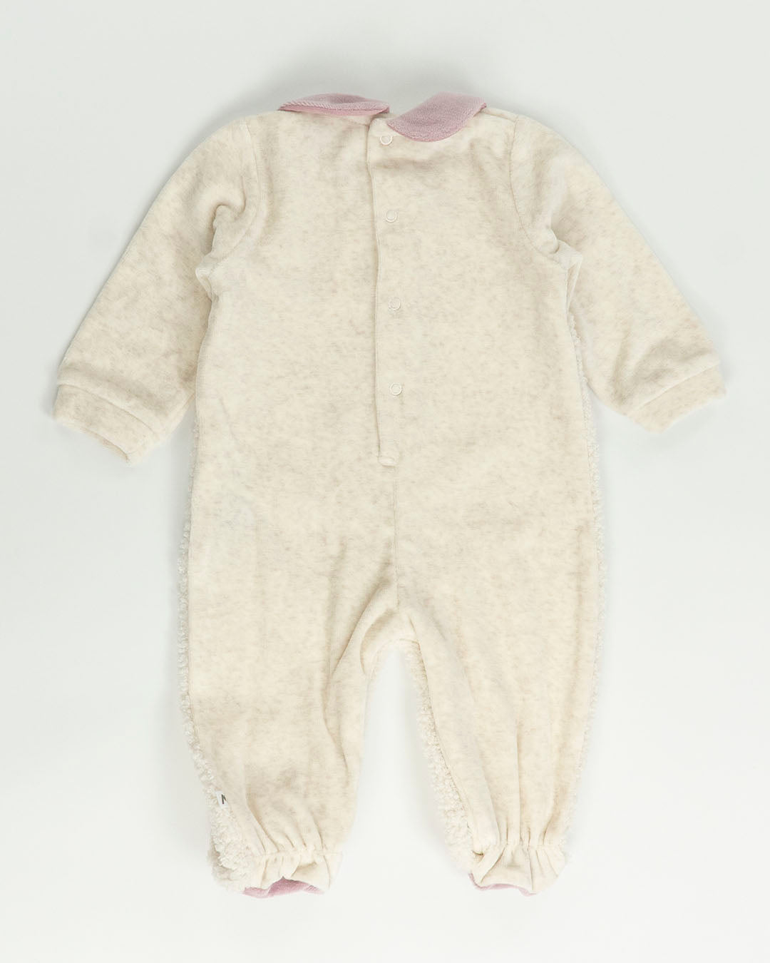 Tutina in ciniglia con inserto ricciolino MELBY