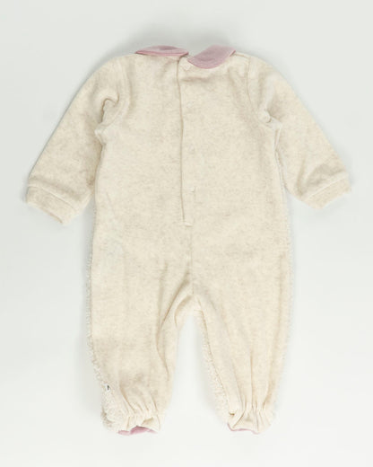 Tutina in ciniglia con inserto ricciolino MELBY