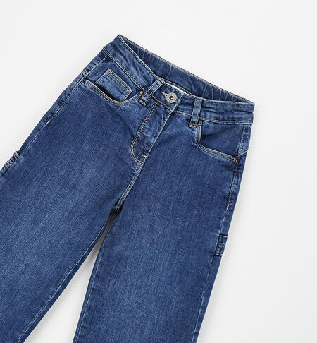 Jeans con maxi risvolto art.4G734-7044 I DO