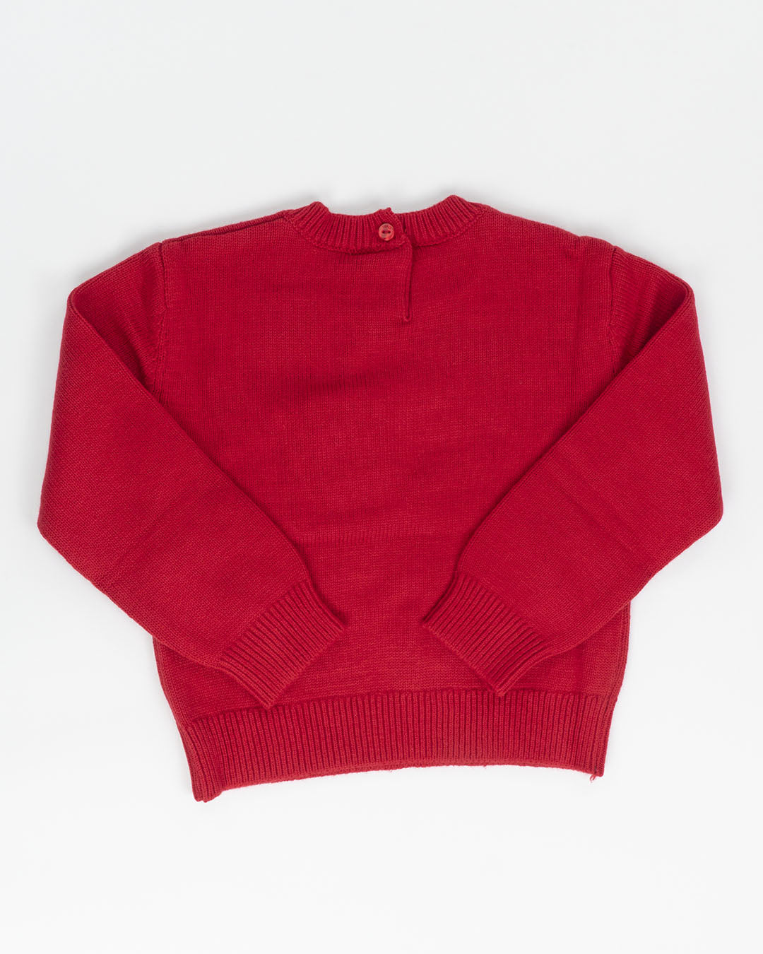 Maglione girocollo con orsetto con fiocco I DO