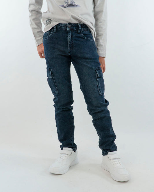 Jeans cargo in soft denim MAYORAL