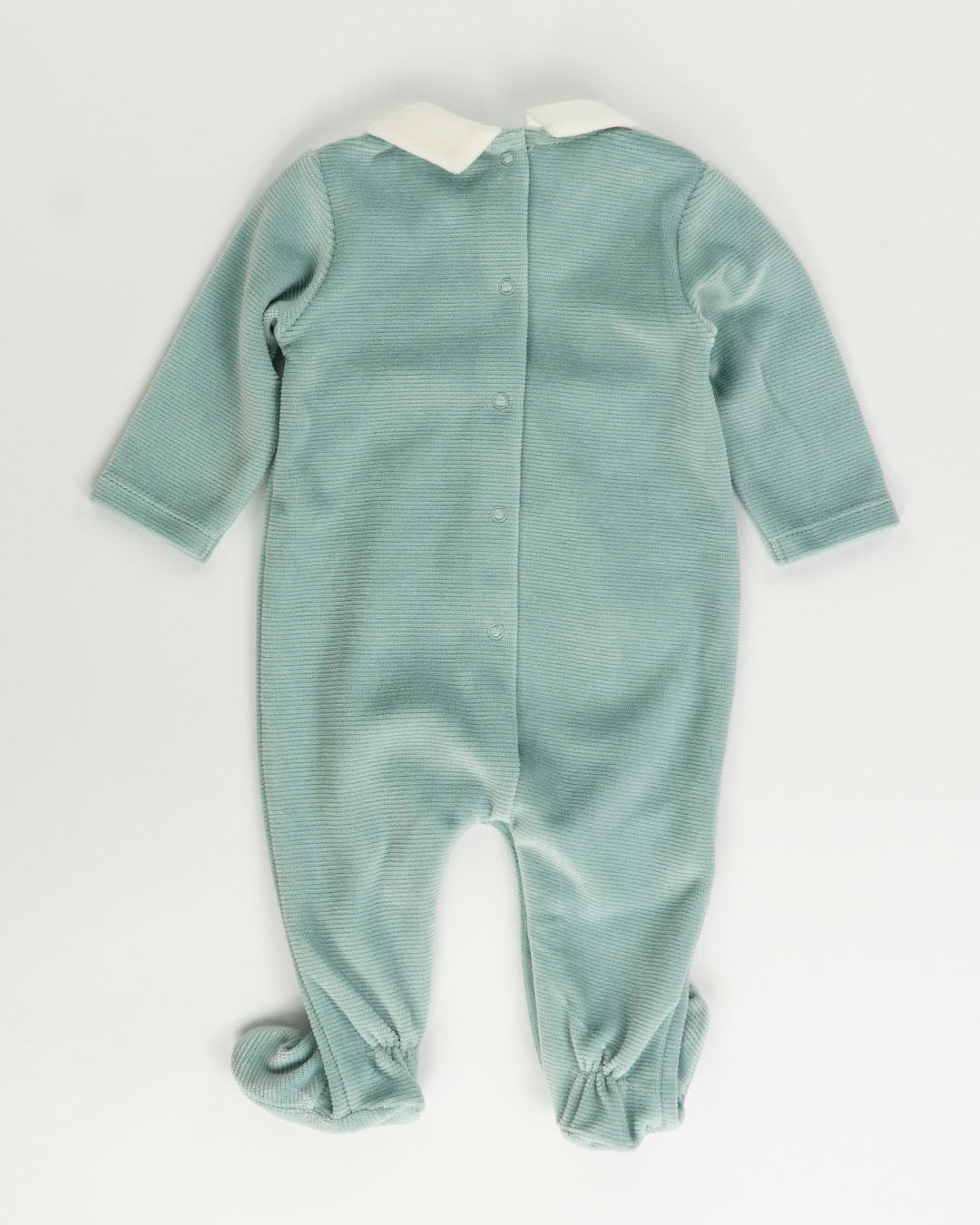 Tutina con colletto in ciniglia rigata MAYORAL