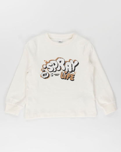 Tuta 3 pz. felpata bicolor Spray life  I DO