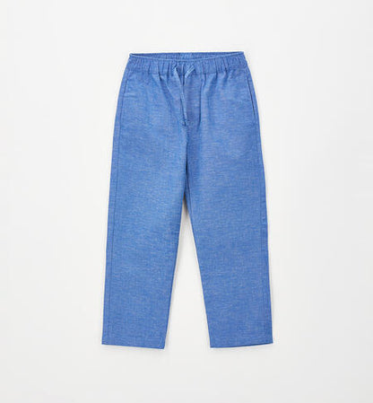 Pantaloni in misto lino con elastico in vita I DO