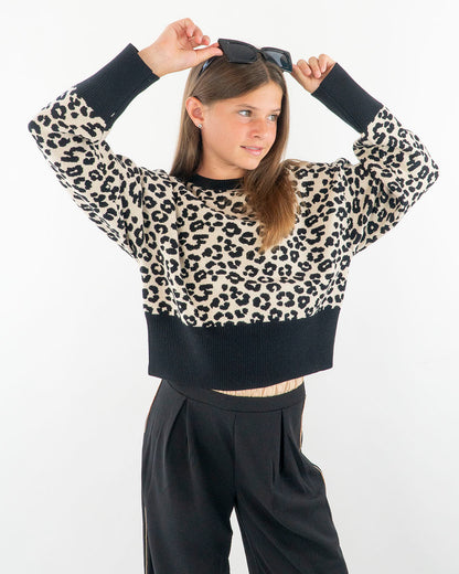 Maglione bicolor maculato MAYORAL