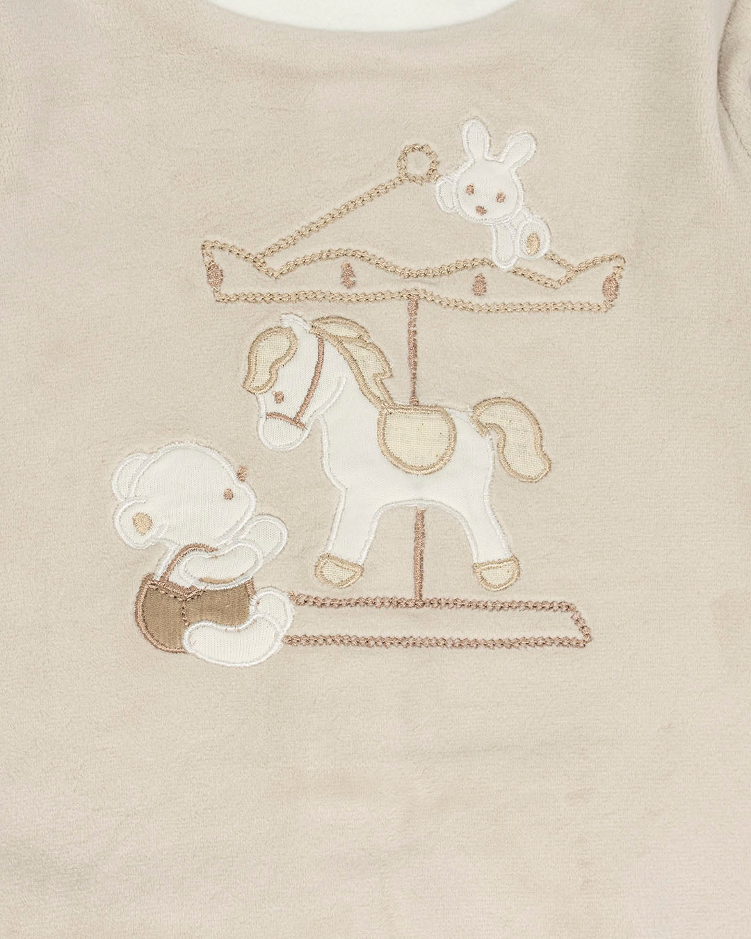 Tutina in ciniglia con giostrina MELBY