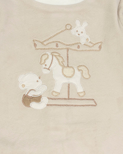 Tutina in ciniglia con giostrina MELBY