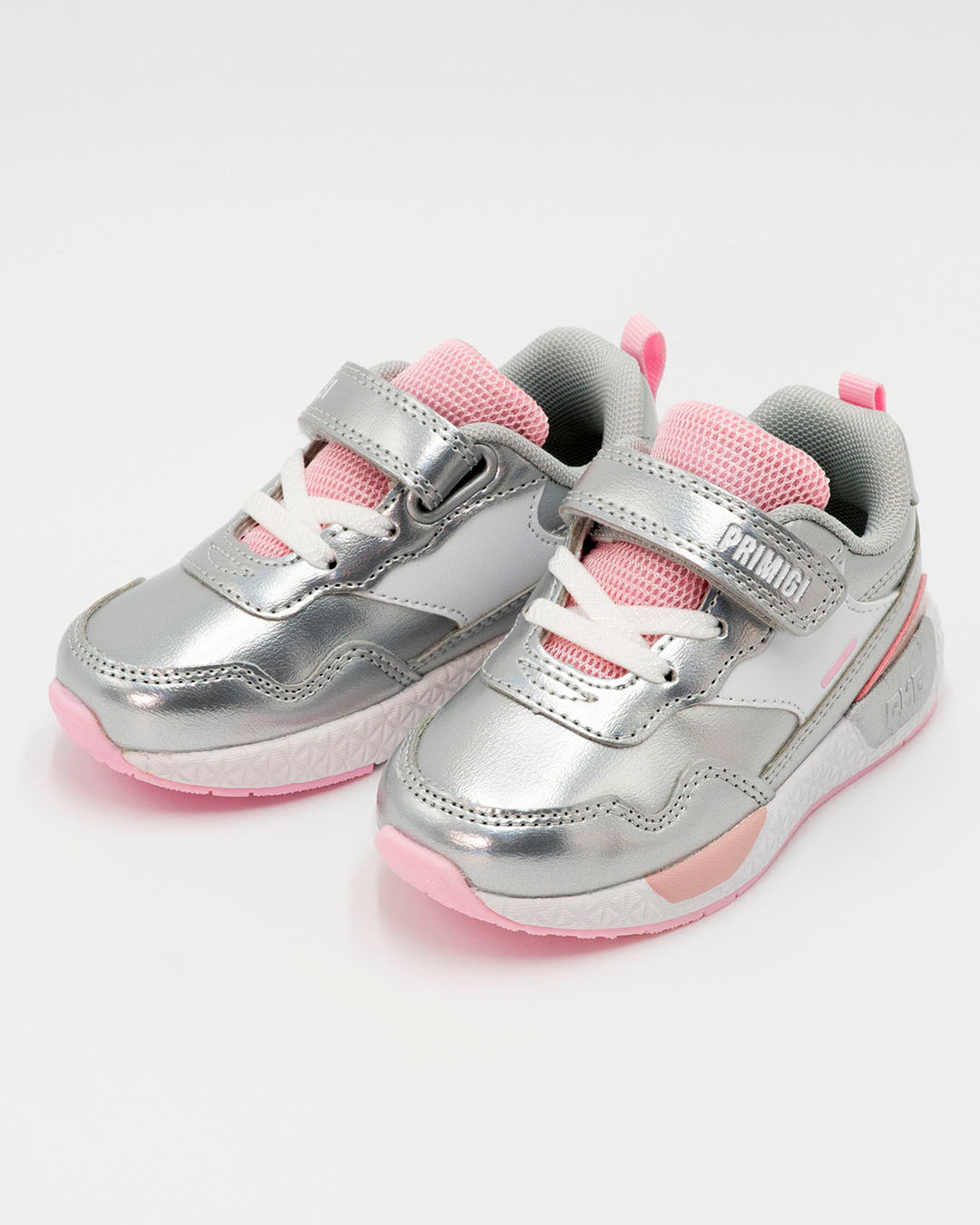 Scarpe in ecopelle argentate con strappo PRIMIGI