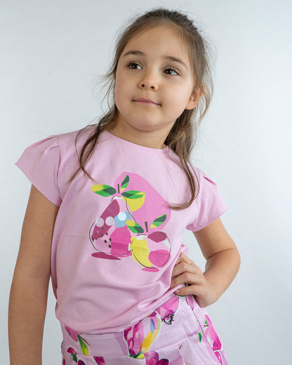 T-shirt manica corta con frutta MAYORAL