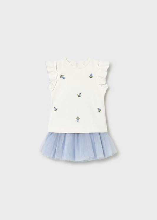 Completo con gonna in tulle art.1933-45 MAYORAL