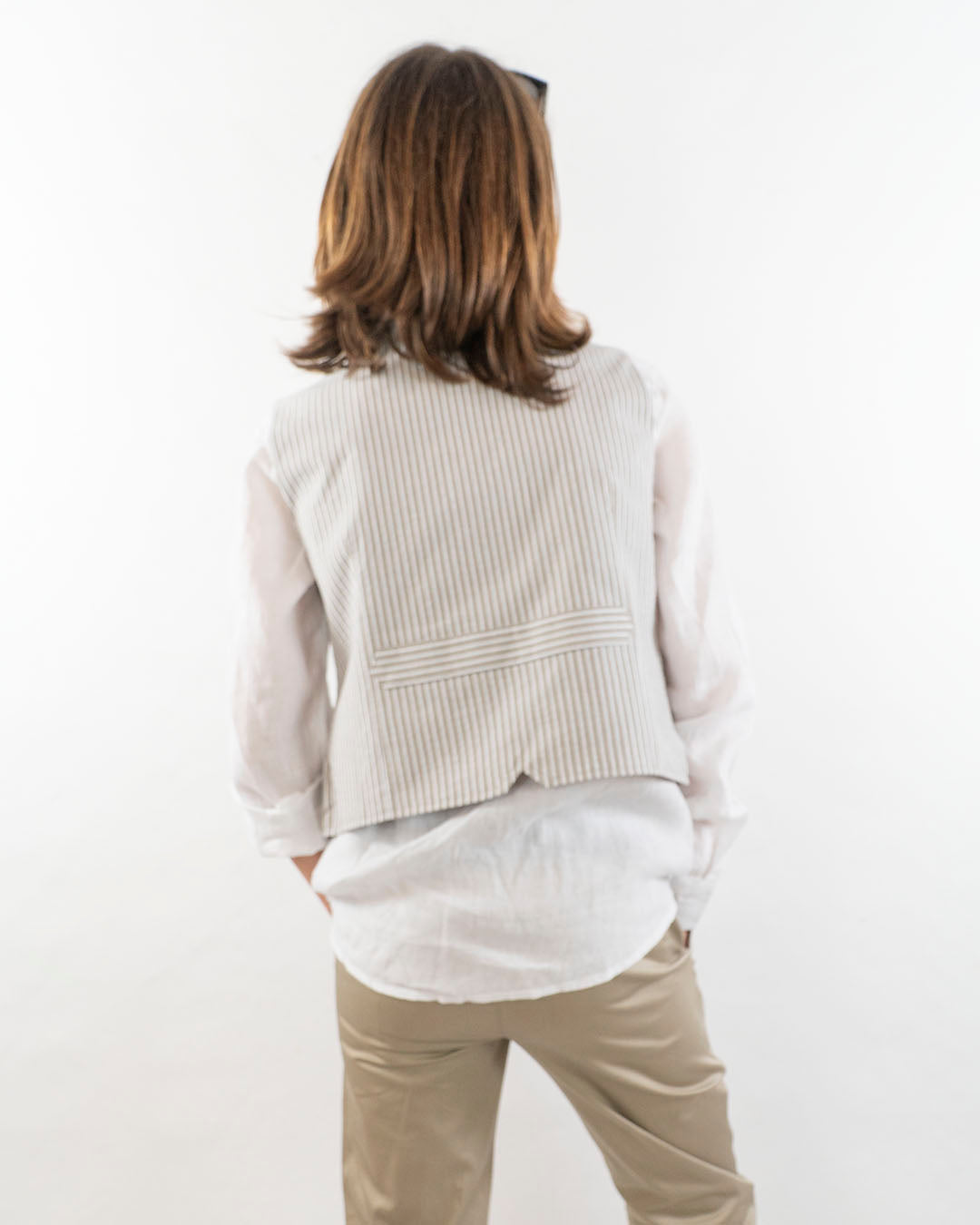 Gilet rigato