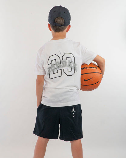 T-shirt doppio logo con numero sulla schienaJORDAN