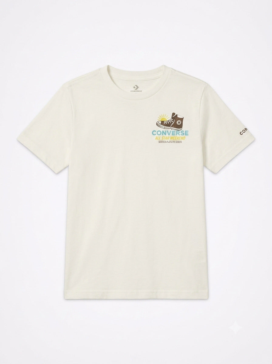 T-shirt con stampa dietro art.9CH933-001 CONVERSE