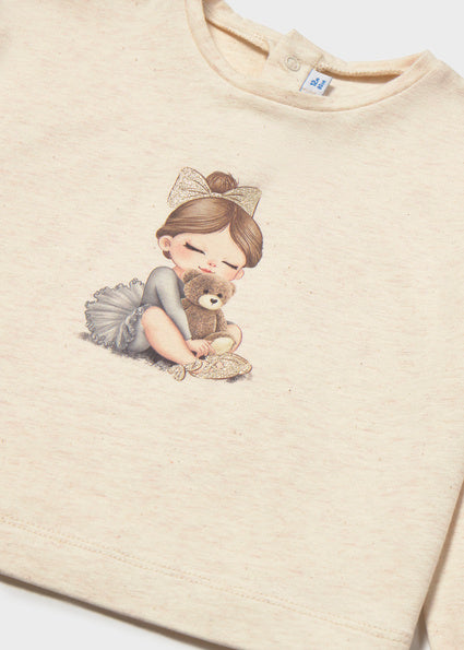 T-shirt con ballerina art.2.002-084 MAYORAL