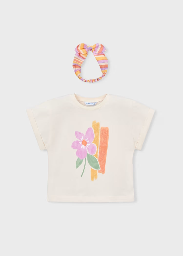 T-shirt + fascia a righe art.3010-94 MAYORAL