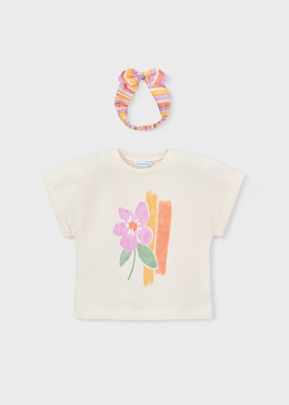 T-shirt + fascia a righe art.3010-94 MAYORAL