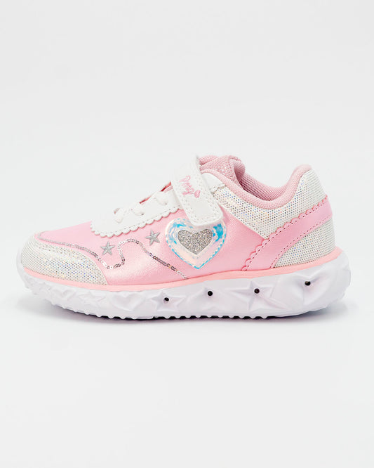 Scarpa con inserto a cuore e luci PRIMIGI