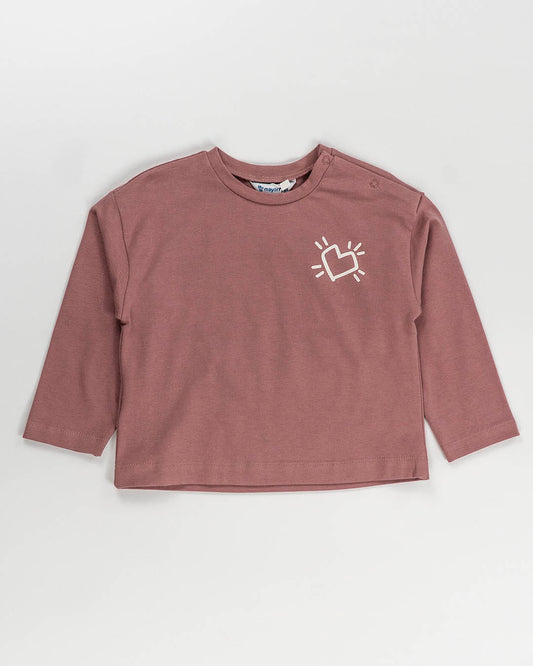 T-shirt con stampa orsetti sulla schiena MAYORAL