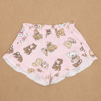Completo 2 pz. con short stampa animaletti MAYORA