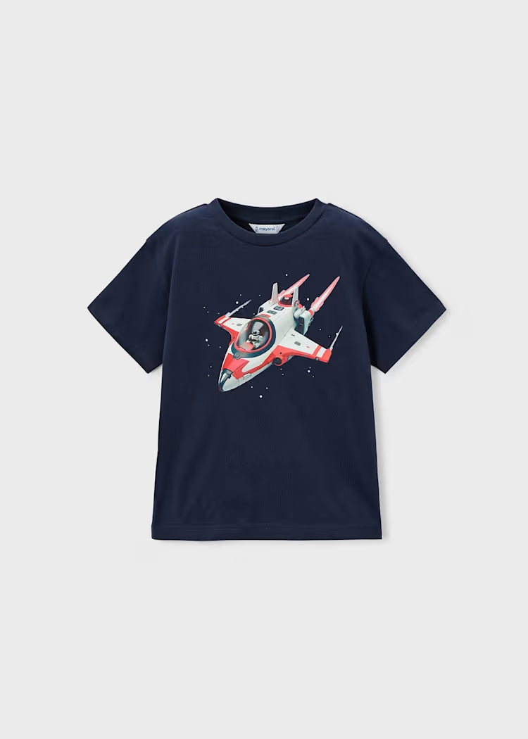 T-shirt con navicella spaziale art.3067-76 MAYORAL
