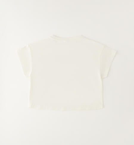 T- shirt con stampa e borchie art.4G833-115 I DO
