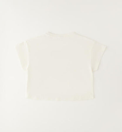 T- shirt con stampa e borchie art.4G833-115 I DO