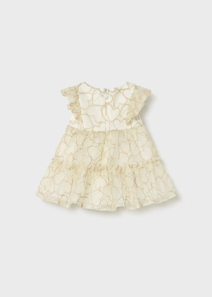 Abito con tulle a cuori art.1890-44 MAYORAL