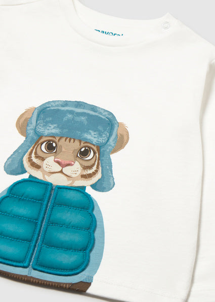 T-shirt con tigre con giaccone art.2.015-18MAYORAL