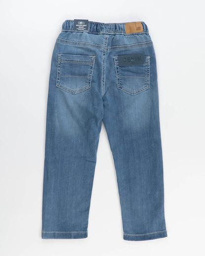Jeans elasticizzato con elastico in vita I DO