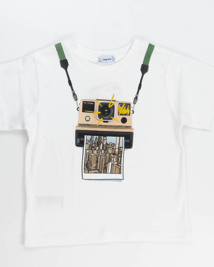 T-shirt manica corta con Polaroid MAYORAL