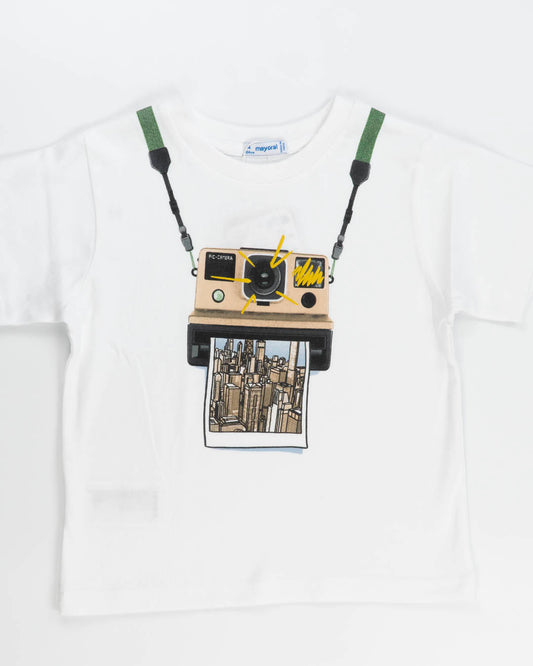 T-shirt manica corta con Polaroid MAYORAL