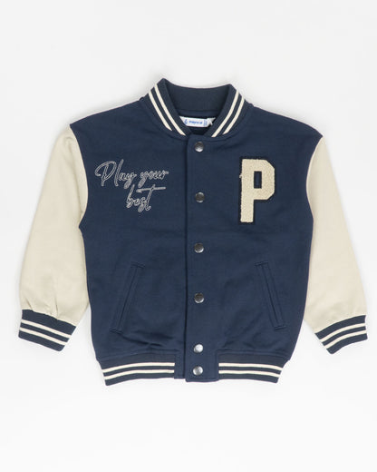 Bomber in felpa bicolor tipo college MAYORAL